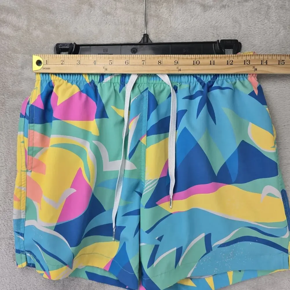 Chubbies Swim Trunks Mens Small The Wave Dashers Classic 5.5